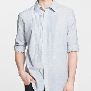 JACK SPADE Graham TUXEDO Dress SHIRT Pleated